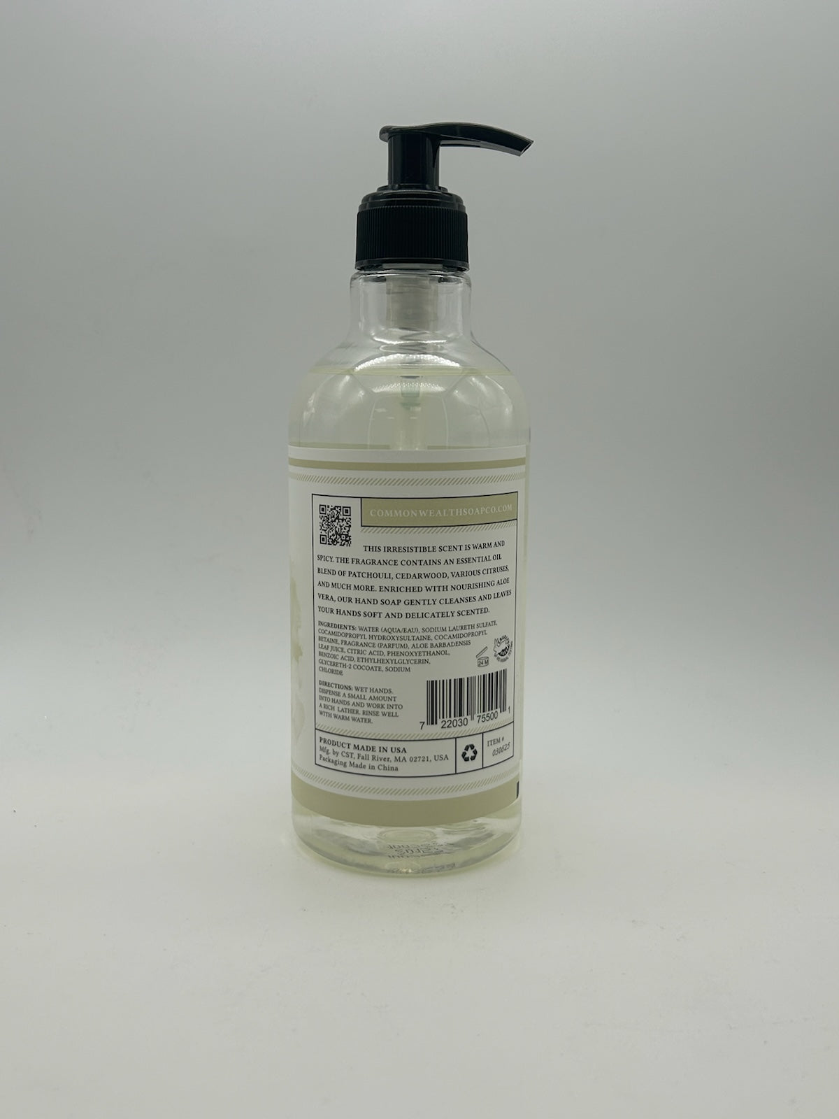 Patchouli Vanilla 15.5oz Hand Wash