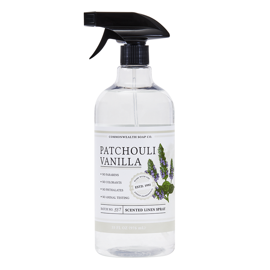 Patchouli Vanilla 33oz Linen Spray