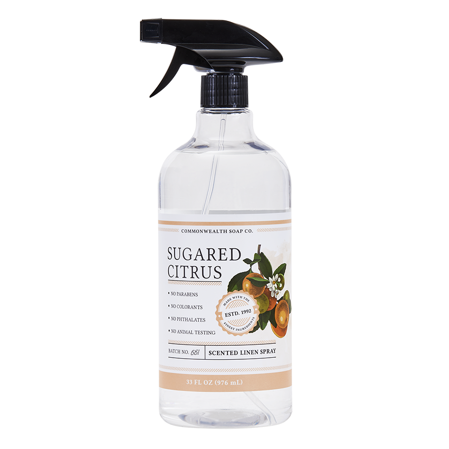 Sugared Citrus 33oz Linen Spray