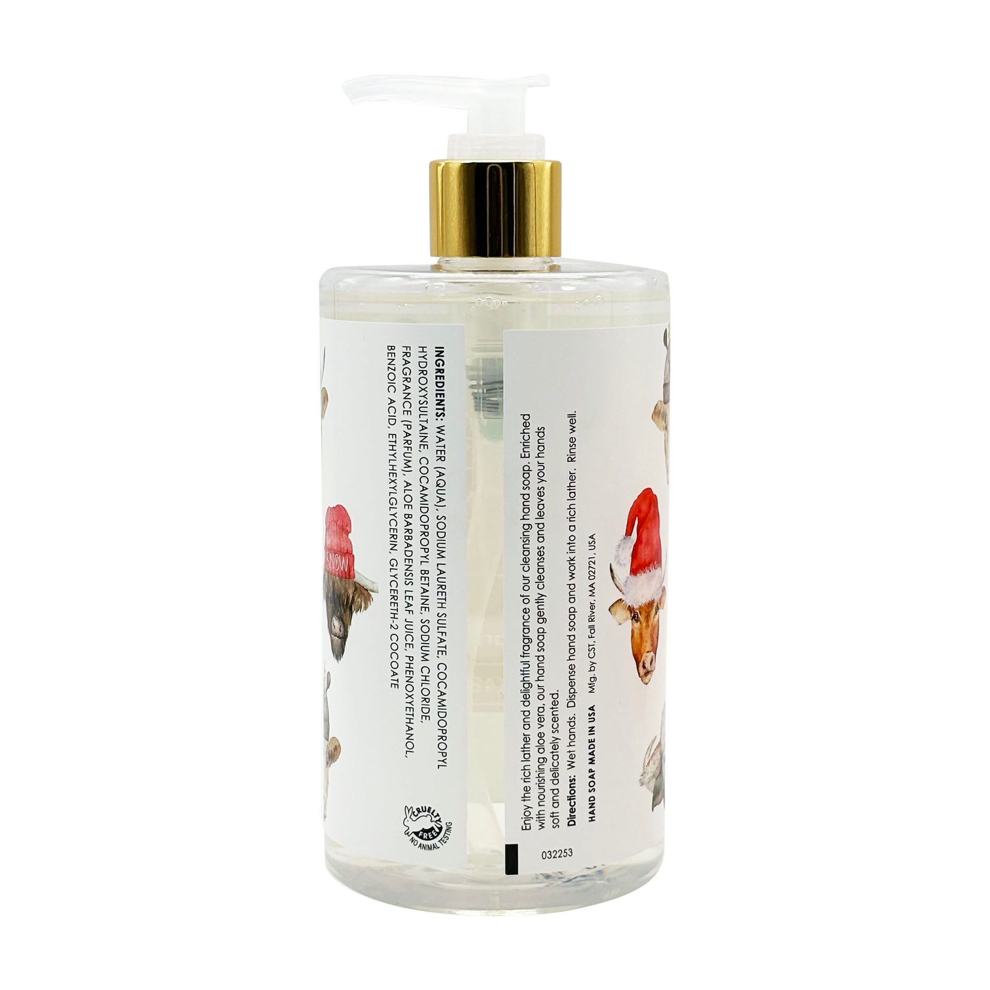 "Mooey Christmas" 16.5oz Milk & Honey Liquid Hand Soap