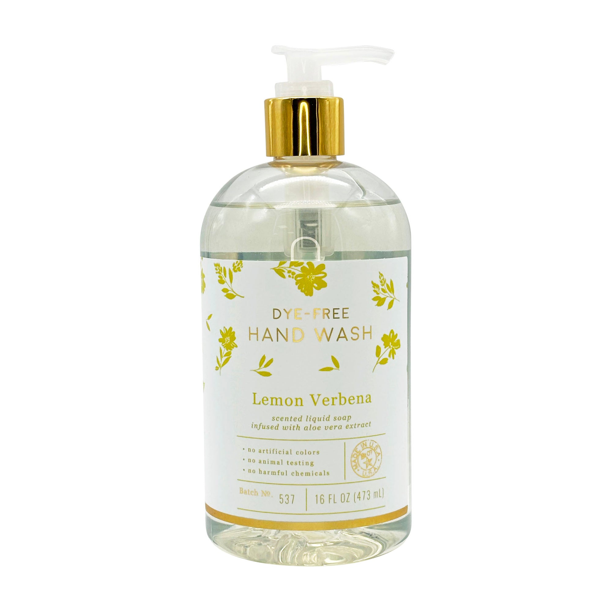 "Modern Floral" 16oz Lemon Verbena Liquid Hand Soap