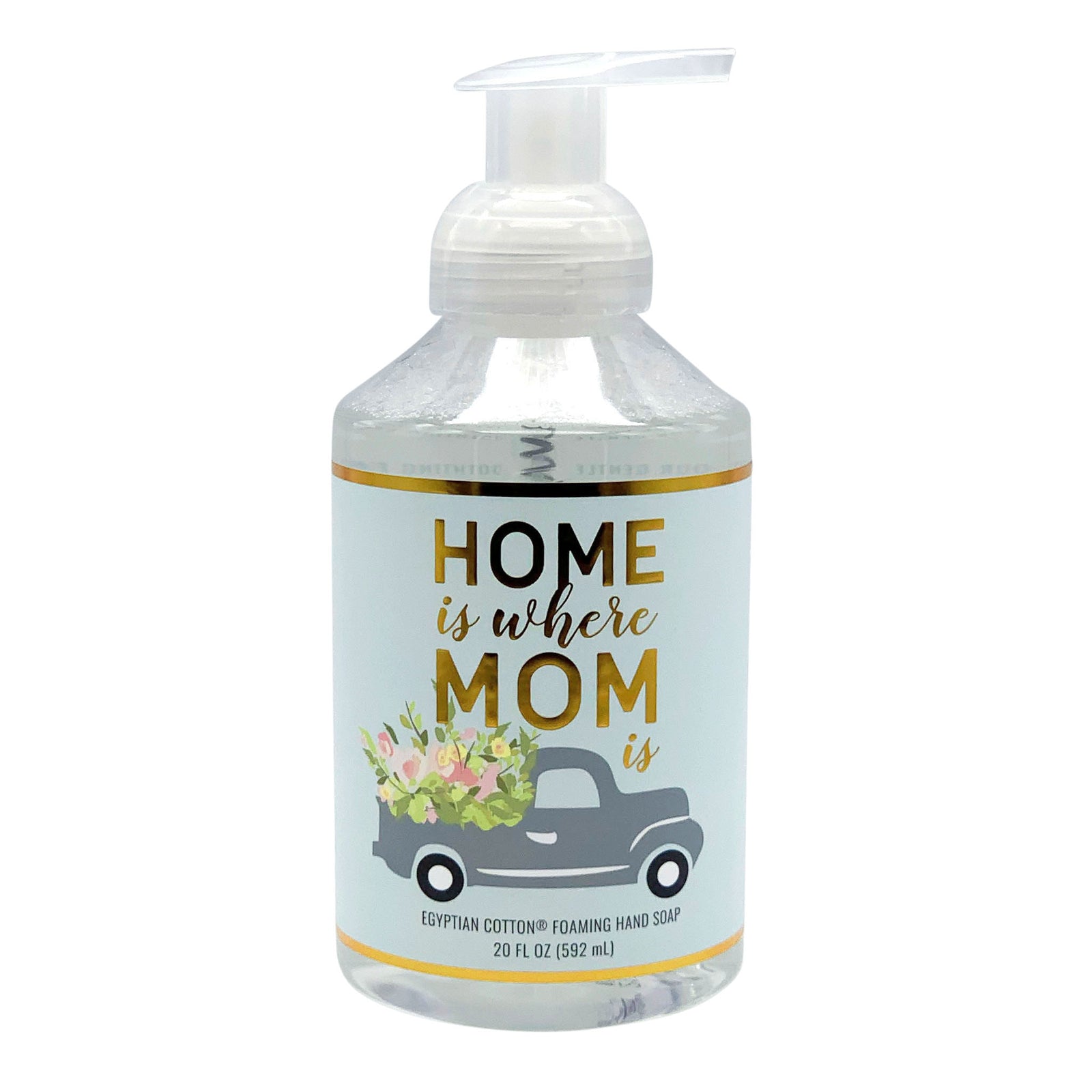 "Mom Floral Truck" 20oz Egyptian Cotton Foaming Hand Soap