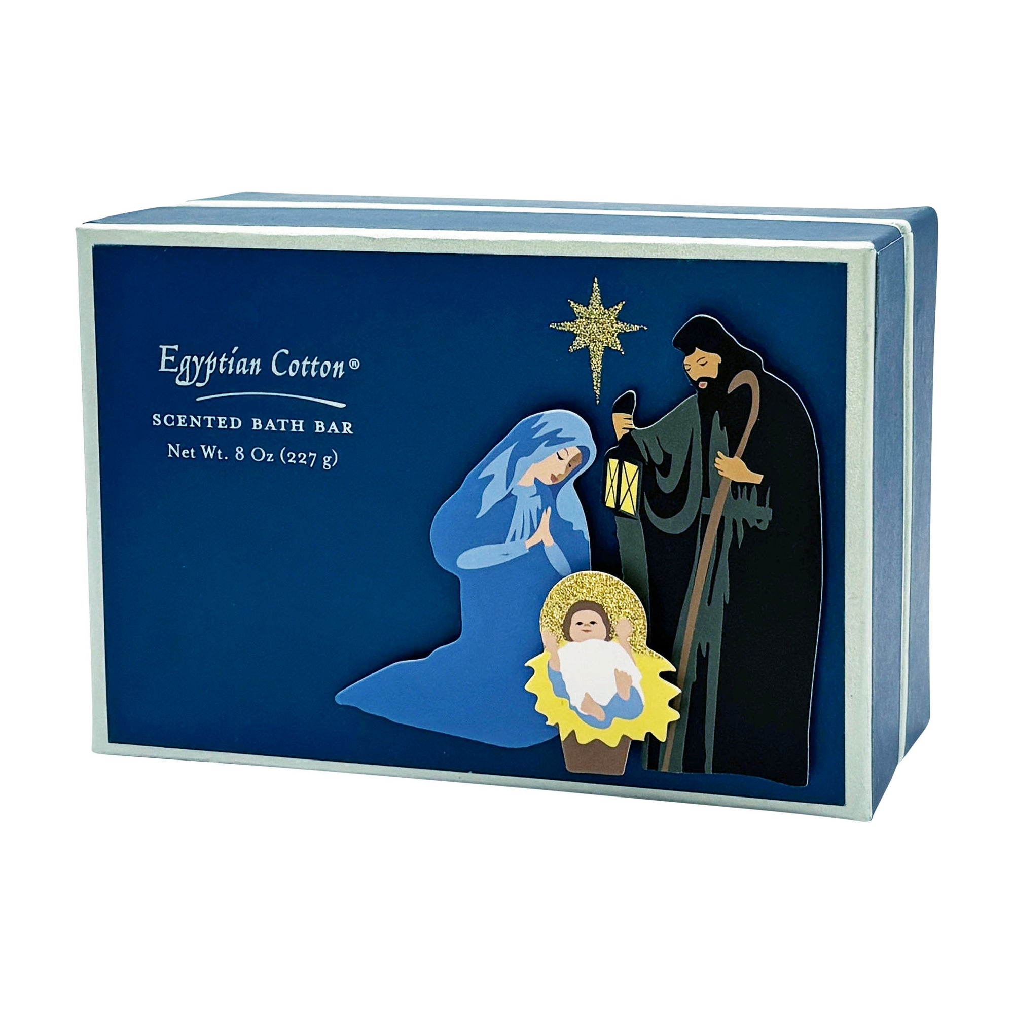 "3D Nativity Scene" Egyptian Cotton 8oz Bar Soap