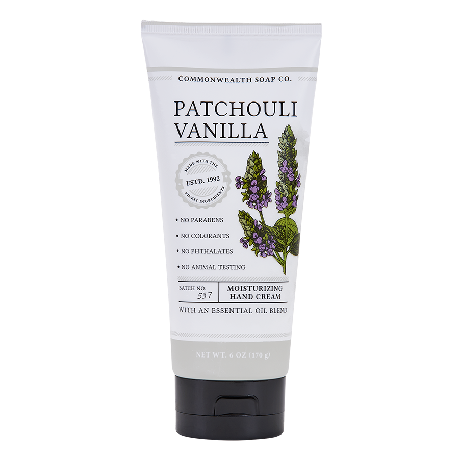 Patchouli Vanilla 6oz Hand Cream